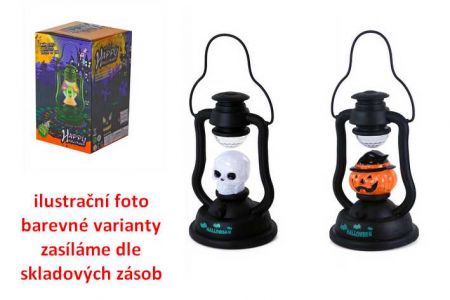 Lampa na halloween se zvukem a světlem, 2 druhy