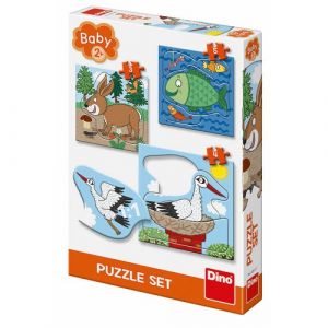 PUZZLE Zvířátka: Kde žijí 3-5 baby puzzle