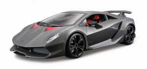 Bburago 1:24 Plus Lamborghini Sesto Elemento Metallic Grey