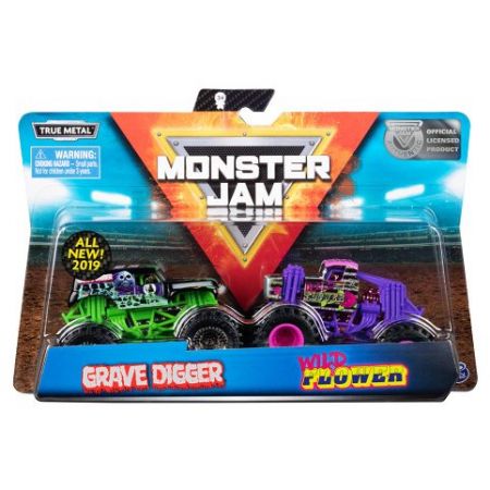 Monster jam sběratelská auta dvojbalení 1:64