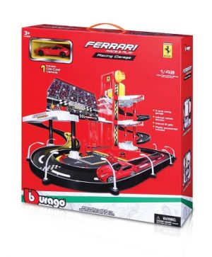 Bburago 1:43 Ferrari Race & Play garáž s jedním autíčkem 30197