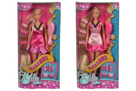 Panenka Steffi Ultra Hair, 2 druhy