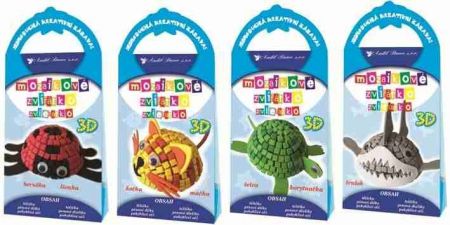 Prostorové zvířátko z mozaiky