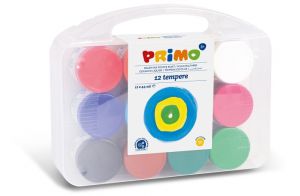 Temperové barvy PRIMO, dárková sada 12 x 44ml, PP box