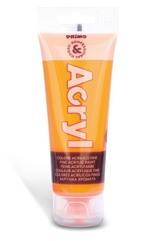 Akrylová barva FLUO, tuba 75ml, oranžová