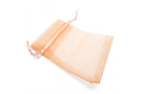 Sáček organza 14x20cm lososový