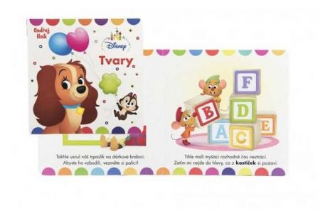 Knížka Disney tvary 20x20cm