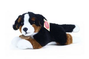 Plyšový pes salašnický ležící 23cm