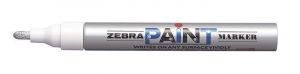 Lakový popisovač "Paint marker", stříbrná, 3 mm, ZEBRA