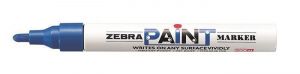 Lakový popisovač "Paint marker", modrá, 3 mm, ZEBRA