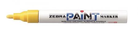 Lakový popisovač "Paint marker", žlutá, 3 mm, ZEBRA