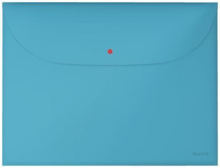 Desky na dokumenty "Cosy", matně modrá, A4, PP, s drukem, 2 kapsy, LEITZ