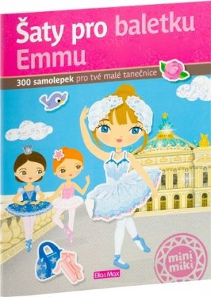 Šaty pro baletku EMMU – Kniha samolepek