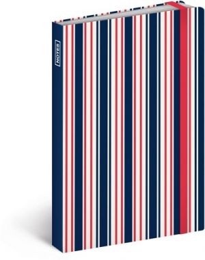 Notes Sailor Stripes, linkovaný, 10,5 x 15,8 cm