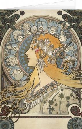 Blahopřání Alfons Mucha – Zodiac 