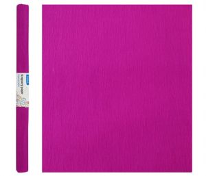 Papír krepový růžový tmavě LUMA