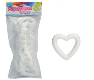 Polystyren - Srdce obrys 60mm LUMA