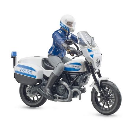 BRUDER 62731 (62731) Figurka -  policejní motocykl Ducati 
