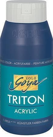 Akrylová barva "TRITON SOLO GOYA", tm.modrá, 750 ml, KREUL