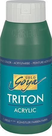 Akrylová barva "TRITON SOLO GOYA", tmavě zelená, 750 ml, KREUL