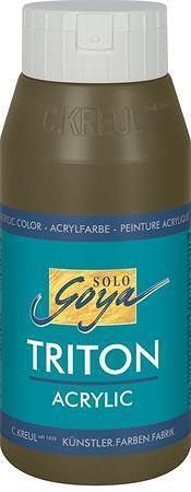 Akrylová barva "TRITON SOLO GOYA", rezavá zelená, 750 ml, KREUL