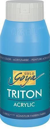 Akrylová barva "TRITON SOLO GOYA", světle modrá, 750 ml, KREUL