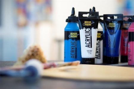 Sada Akrylová barva "SOLO GOYA", 6 barev, 100 ml v tubě, KREUL