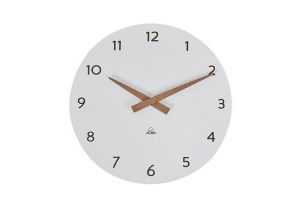 Nástěnné hodiny "Hormilena", bílá, 30cm, ALBA