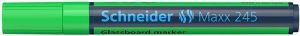 Popisovač na sklo &quot;Maxx 245&quot;, zelená, 1-3 mm, SCHNEIDER