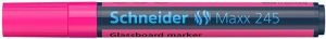 Popisovač na sklo "Maxx 245", růžová, 1-3 mm, SCHNEIDER