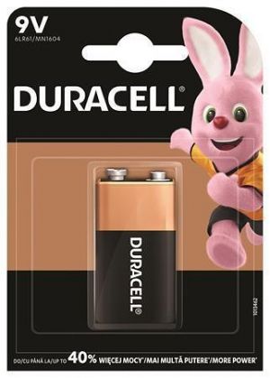 Baterie "Basic", 9 V, 1 ks, DURACELL