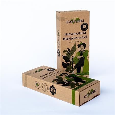 Kávové kapsle "Nicaraguan tobacco", 9ks, CAFE FREI