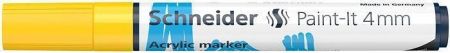 Akrylový popisovač "Paint-It 320", žlutá, 4 mm, SCHNEIDER