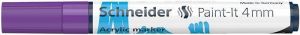 Akrylový popisovač "Paint-It 320", fialová, 4 mm, SCHNEIDER