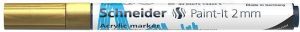 Akrylový popisovač "Paint-It 310", zlatá, 2 mm, SCHNEIDER