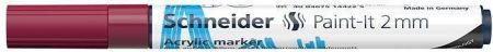 Akrylový popisovač "Paint-It 310", burgundy, 2 mm, SCHNEIDER