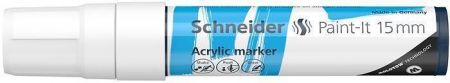 Akrylový popisovač "Paint-It 330", bílá, 15 mm, SCHNEIDER