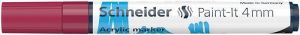 Akrylový popisovač "Paint-It 320", burgundy, 4 mm, SCHNEIDER