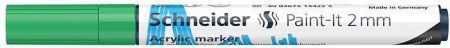 Akrylový popisovač "Paint-It 310", zelená, 2 mm, SCHNEIDER