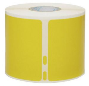Etikety, štítky pro LW tiskárny, žlutá, 54x101 mm, 220 etiket/role, DYMO
