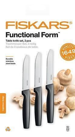 Sada 3 stolních snídaňových nožů "Functional Form", FISKARS 1057562