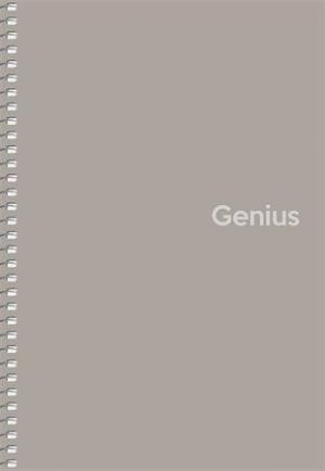 Spirálový sešit "Genius", mix motivů, čtverečkovaný, A5, 80 listů, PP desky, SHKOLYARYK A5