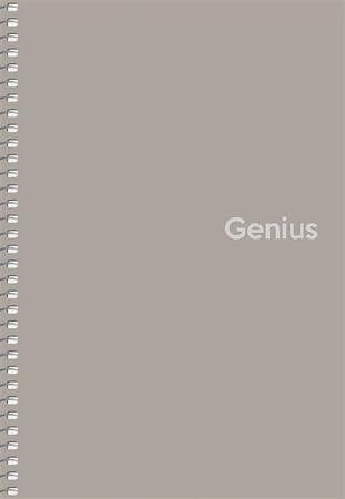 Spirálový sešit "Genius", mix motivů, čtverečkovaný, A5, 80 listů, PP desky, SHKOLYARYK A5