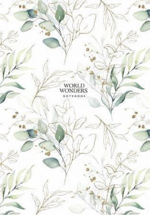 Poznámkový sešit "World Wonders", mix motivů, čtverečkovaný, A4, 80 listů, tvrdé desky, SH