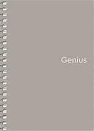 Spirálový sešit "Genius", mix motivů, čtverečkovaný, A6, 80 listů, PP desky, SHKOLYARYK A6