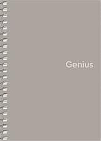 Spirálový sešit "Genius", mix motivů, čtverečkovaný, A6, 80 listů, PP desky, SHKOLYARYK A6