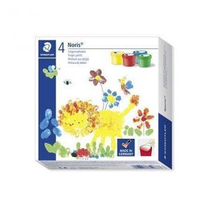 Prstové barvy "Noris Junior", 4 barvy, STAEDTLER 8814 D