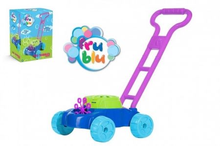 Bublifuk FRU BLU sekačka plast sada na výrobu mýdlových bublin+náplň 0,5L na bat. v krab.