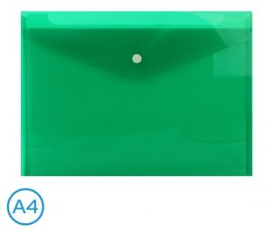 Obal spisový s klopou a drukem A4 LUMA, zelený