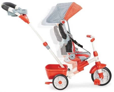 Little Tikes Tříkolka 5v1 Deluxe Ride&Relax - oranžová
